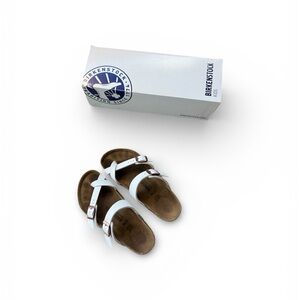 Birkenstock Kids White Mayari Sandals
